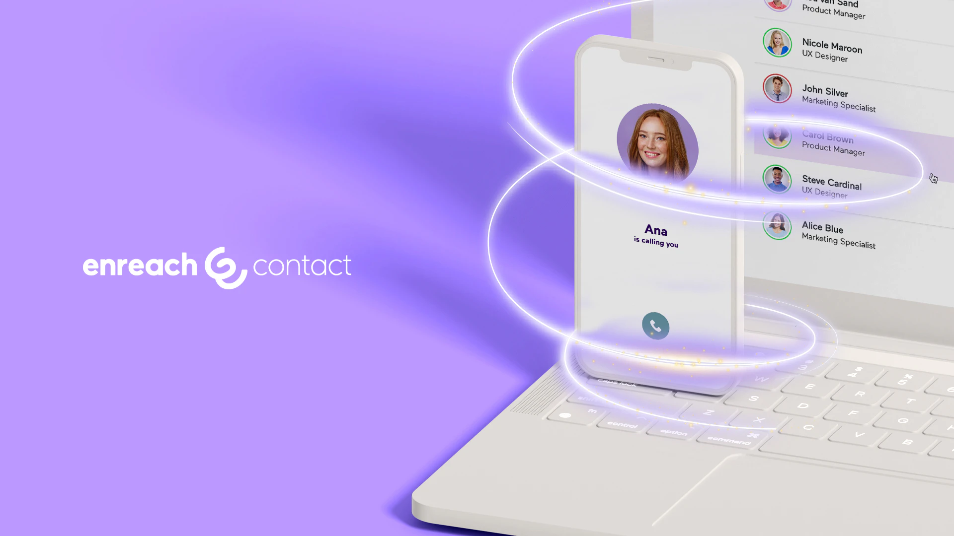 screenshot of Enreach Contact